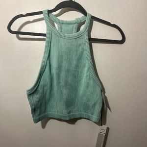 Mint Crop Top